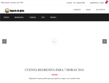 Tablet Screenshot of impactodegloria.org